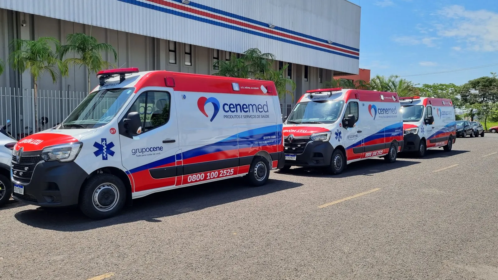 Renovação da frota de ambulâncias